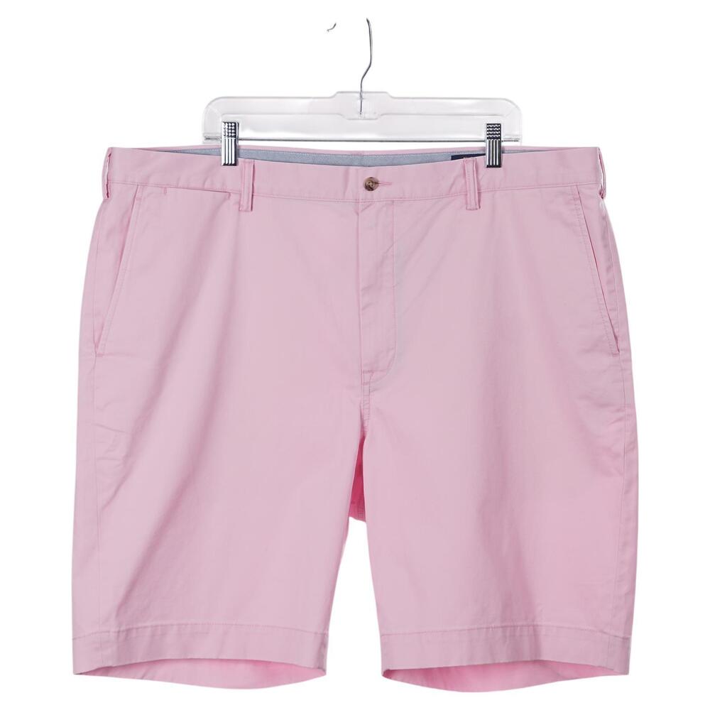 NWOT Polo Ralph Lauren Shorts 42B Pink Cotton Twill Classic Fit 9" Inseam Sample